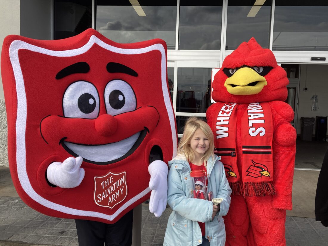 Mascots Help Salvation Army Hype Up Red Kettle Campaign at The